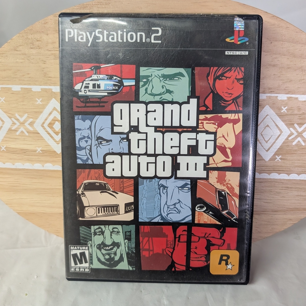 PlayStation 2 PS2 Grand Theft Auto III Game Complete With Manual